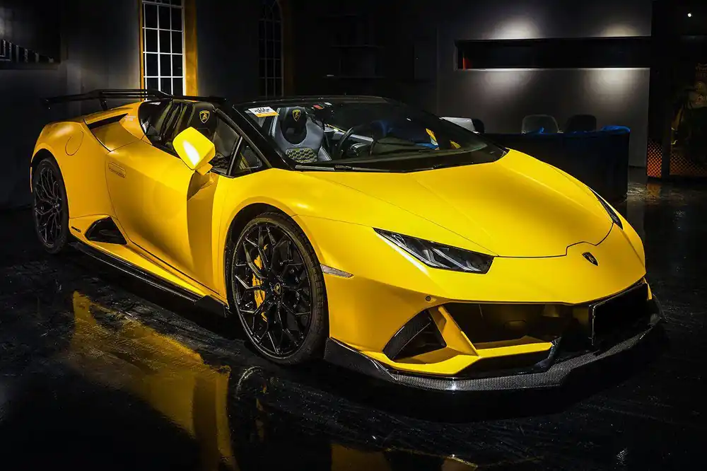 Carbonado OD Style Carbon Fiber Front Lip | 2019-2023 Lamborghini Huracan EVO RWD