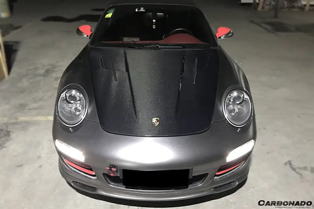 Carbonado 2005-2012 Porsche 987 Cayman Boxster and 997 Carrera MG Style Hood