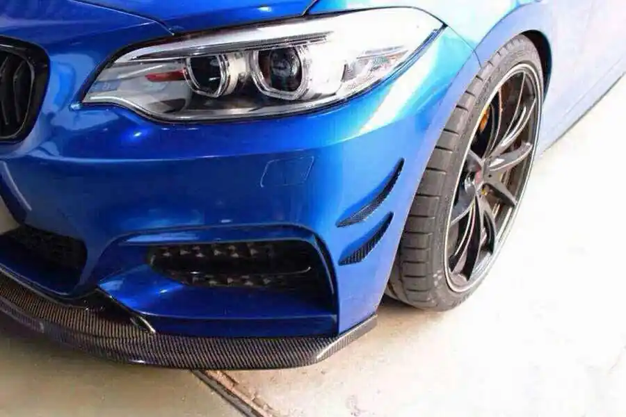 Carbonado 2013-2016 BMW 2 Series F22 F23 EXOT Style Front Canards (M-Tech Only)