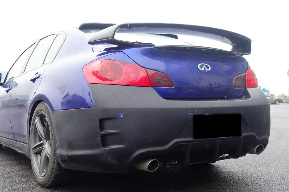 Carbonado 2007-2013 Infiniti G25 G35 G37 Sedan ELT Style Rear Bumper