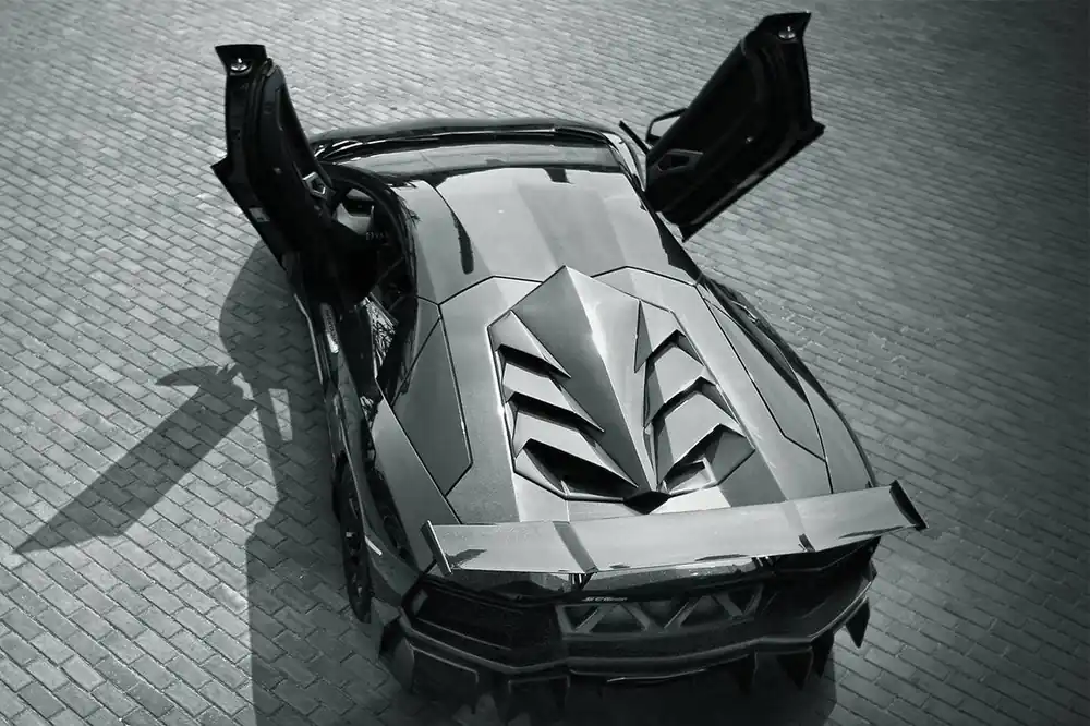 Carbonado 2011-2016 Lamborghini Aventador LP700 Coupe DM Style Carbon Fiber Engine Trunk