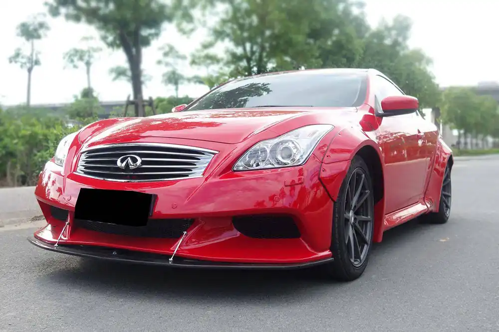 Carbonado 2008-2015 Infiniti G37S Coupe DE Style Front Bumper