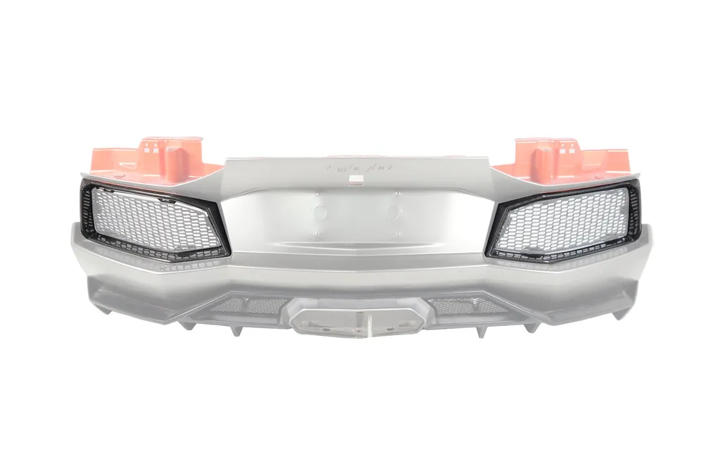 Carbonado 2011-2016 Lamborghini Aventador LP700 Coupe Roadster Oem Style Carbon Fiber Rear Bumper Grille