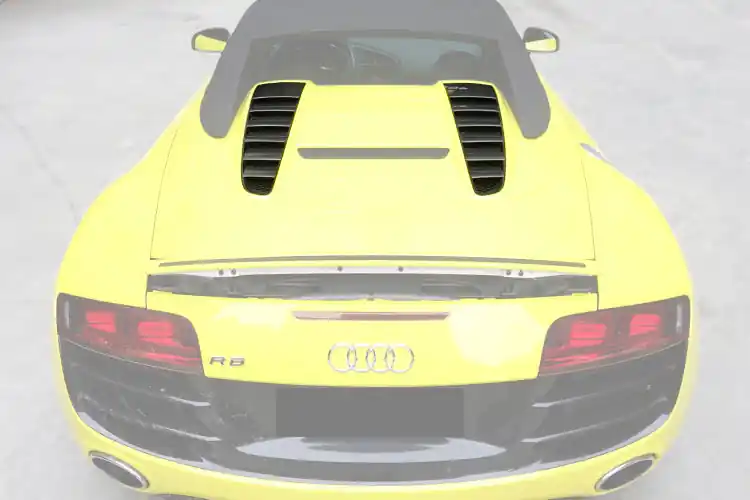 Carbonado 2009-2015 Audi R8 Spyder OE Style Carbon Fiber Trunk Air Scoop Cover