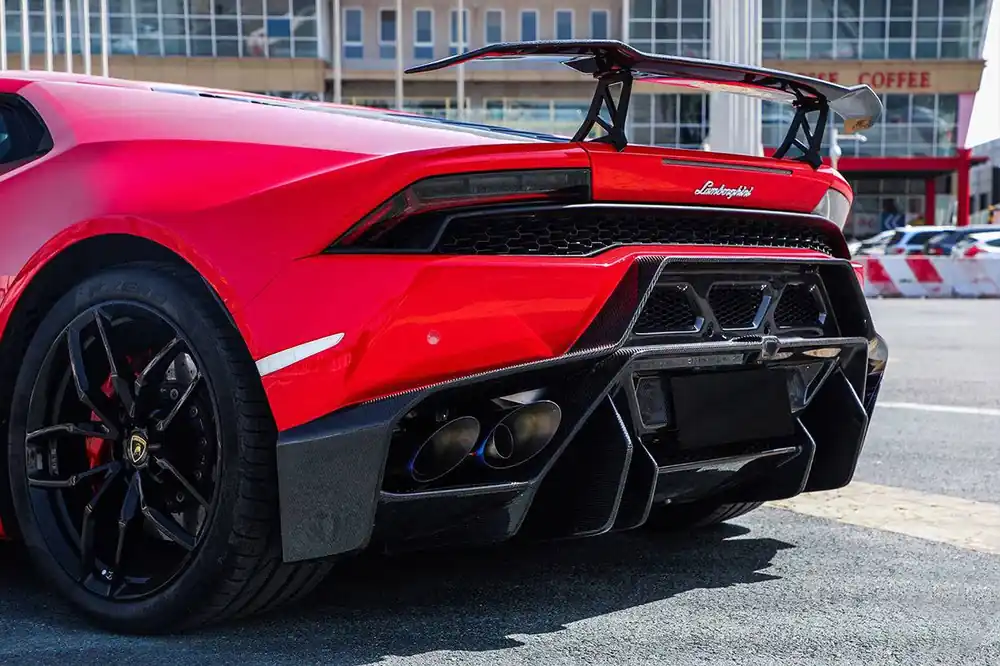 Carbonado 2015-2020 Lamborghini Huracan LP610 Carbon Rear Bumper Grille