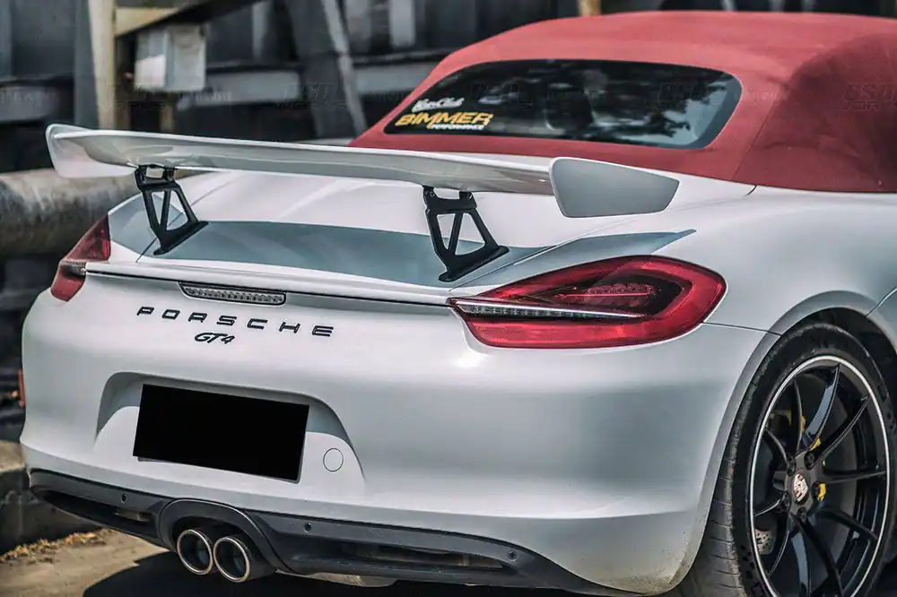 Carbonado 2012-2016 Porsche 981 Boxster Cayman GT4 Style Trunk Spoiler