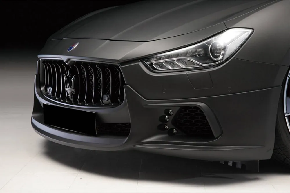 Carbonado 2014-2017 Maserati Ghibli S Q4 M157 W Style Front Lip