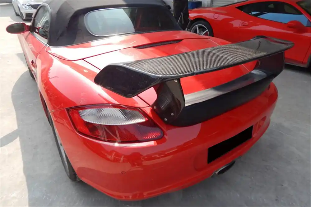 Carbonado 2005-2012 Porsche Cayman Boxster 987 TA Style Trunk Spoiler
