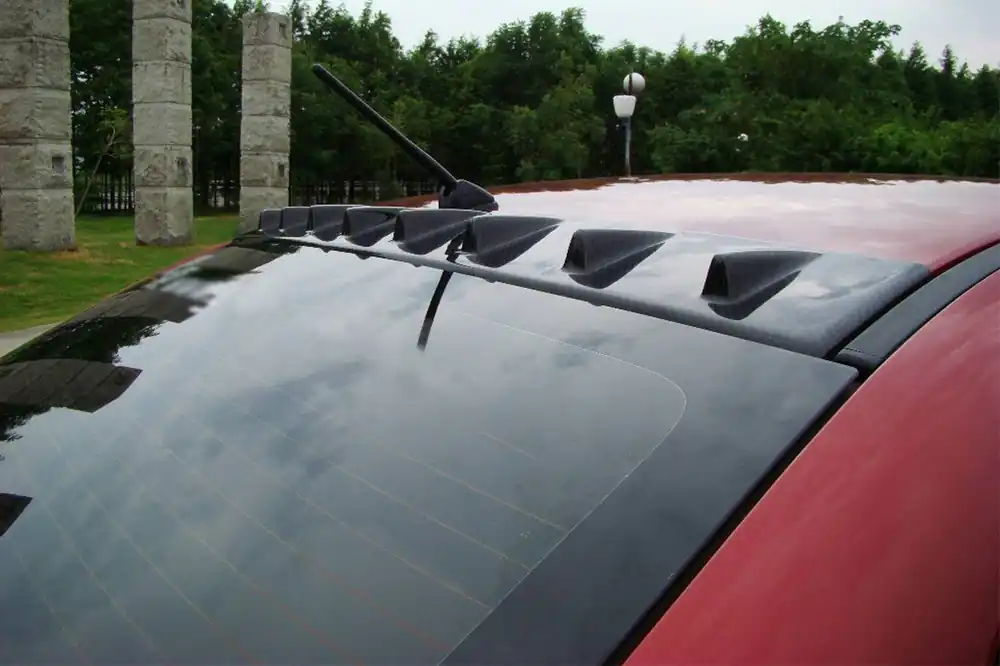 Carbonado 2008-2016 Mitsubishi Lancer Evolution 10 BS Style Carbon Fiber Roof Spoiler