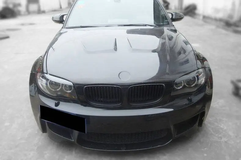 Carbonado 2008-2013 BMW E82 E88 1M 1 Series AP Style Carbon Fiber Hood