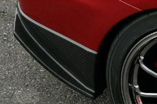 Carbonado 2008-2016 Mitsubishi Evolution 10 RS Style Carbon Fiber Rear Caps