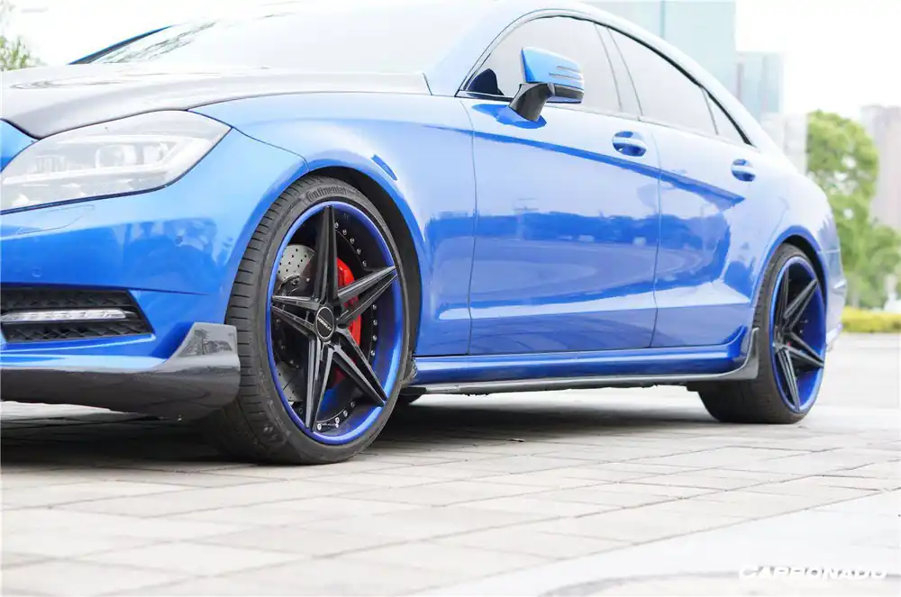 Carbonado 2010-2018 Mercedes Benz W218 CLS Class DP Style Side Skirts Under Board