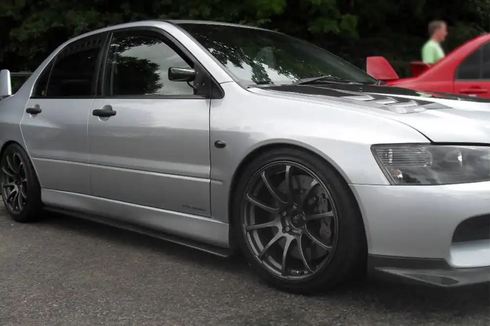 Carbonado RX Style Carbon Fiber Side Skirts | 2003-2006 Mitsubishi Evo 7/8/9