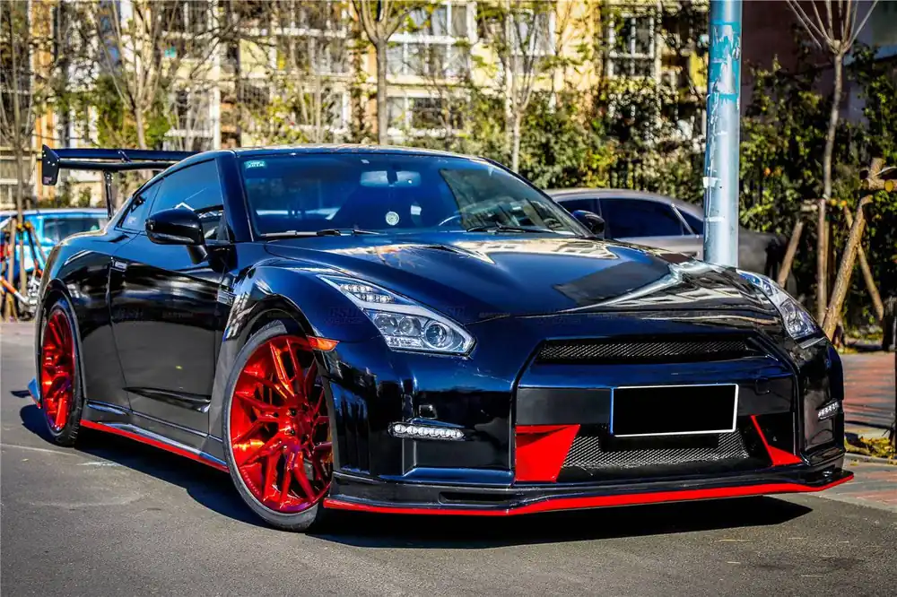 Carbonado 2008-2016 Nissan GTR R35 CBA DBA NISMO Ver15 Style Front Bumper