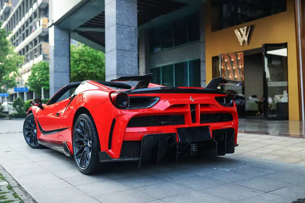 Carbonado 2015-2019 Ferrari 488 Spider MSY Style Trunk Spoiler