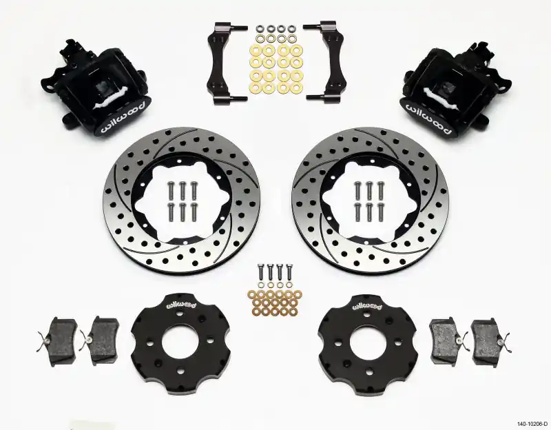 Wilwood Combination Parking Brake Rear Kit 11.00in Drilled Civic / Integra Disc 2.39 Hub Offset (WIL140-10206-D)