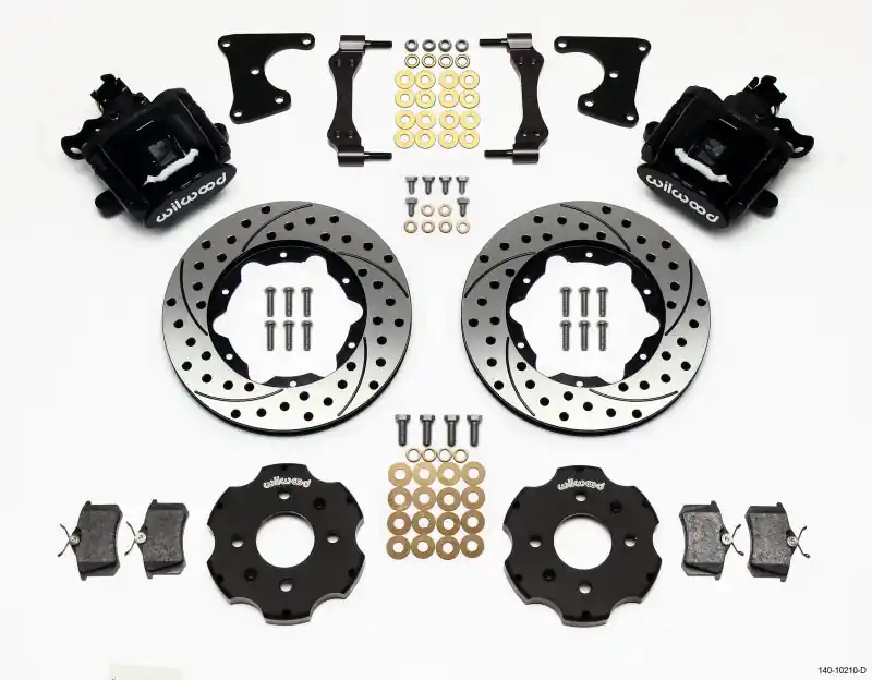 Wilwood Combination Parking Brake Rear Kit 11.00in Drilled Civic / Integra Drum 2.71 Hub Offset (WIL140-10210-D)