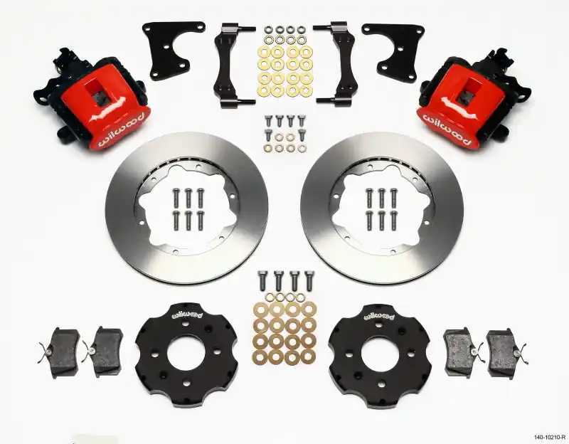 Wilwood Combination Parking Brake Rear Kit 11.00in Red Civic / Integra Drum 2.71 Hub Offset (WIL140-10210-R)