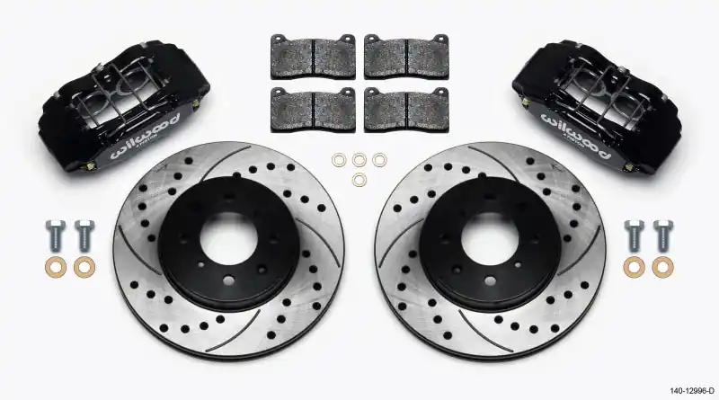 Wilwood DPHA Front Caliper & Rotor Kit Drilled Honda / Acura w/ 262mm OE Rotor (WIL140-12996-D)