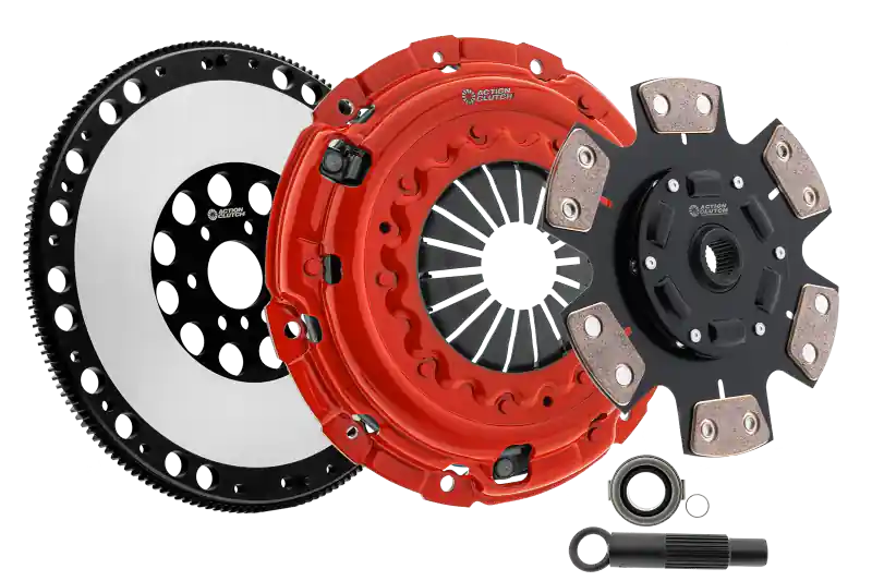 Action Clutch 1989 Honda Civic 1.5L/1.6L (D15/D16) Stage 5 Clutch Kit (2MS) w/Lightened Flywheel (AONACR-0619-20TFW)