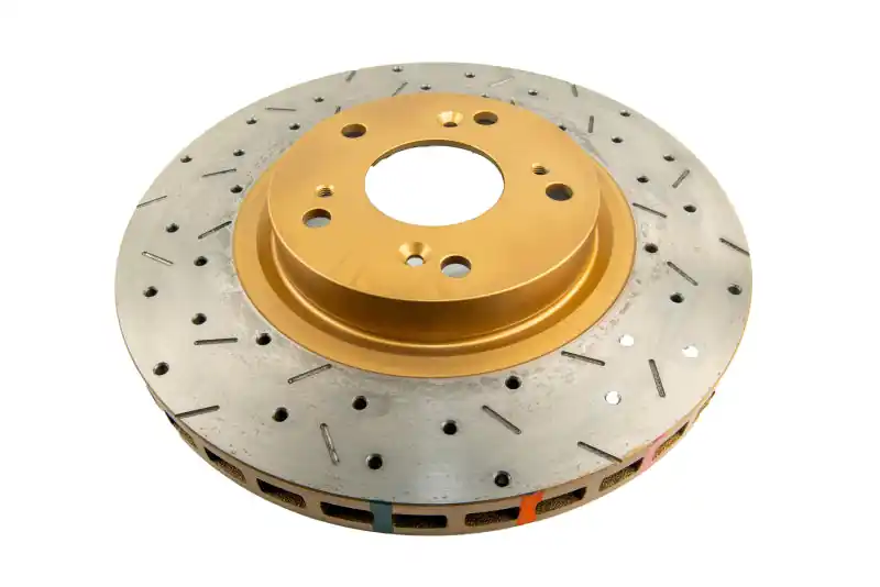 DBA 02-05 RSX (Type S) / 06-07 Civic Si 2.0L Front Drilled & Slotted 4000 Series Rotor (DBADBA42500XS)