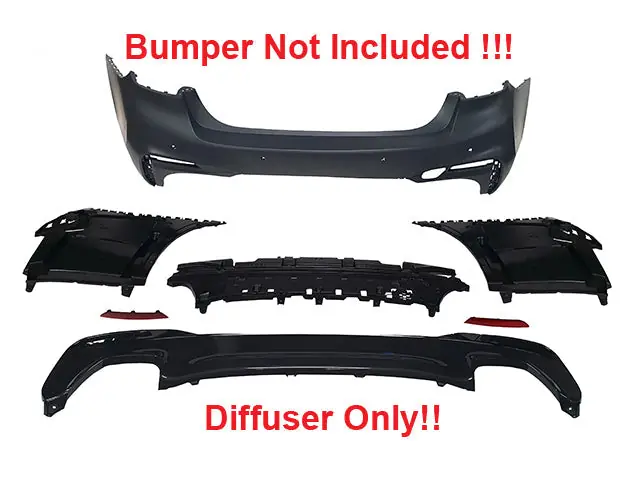 Innovative Motorsports 2017-2020 BMW G30 PRE-LCI MTECH MSPORT Style Rear Diffuser Only