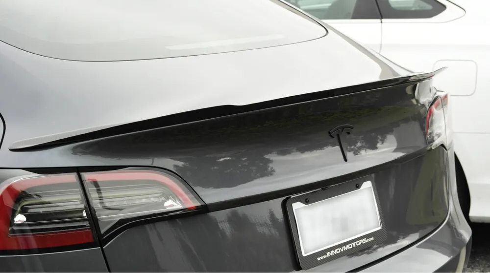 Innovative Motorsports 2017-2023 Tesla Model 3 MX Style Carbon Fiber Trunk Spoiler