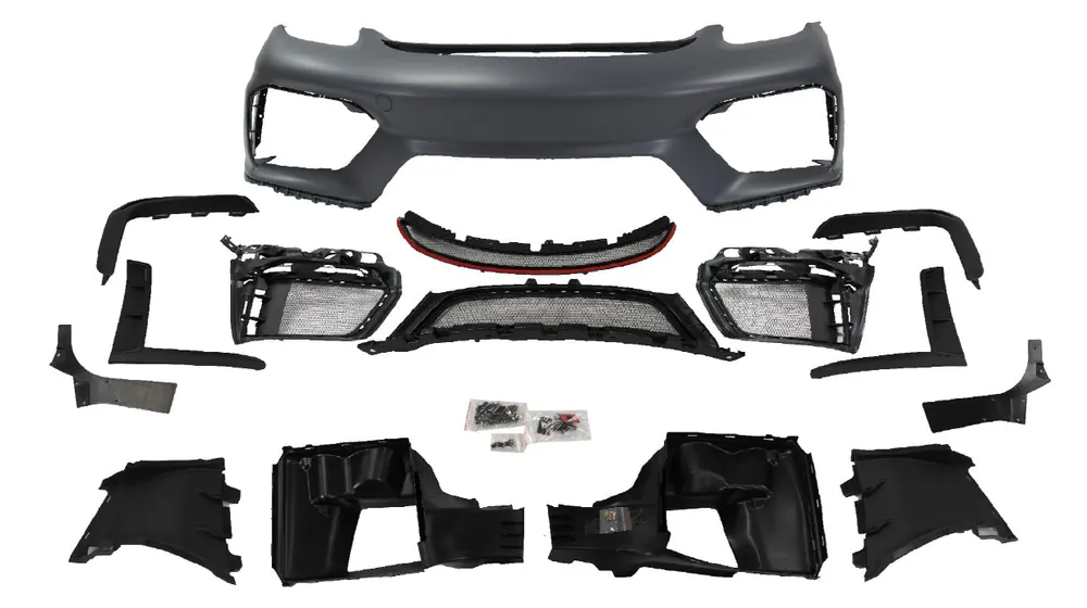 Innovative Motorsports 2017-2024 PORSCHE 718 CAYMAN BOXTER, GT4 STYLE FRONT BUMPER W/O HL WASHER
