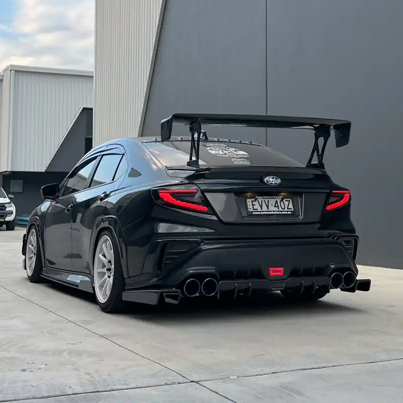 JDMuscle [22-25 WRX] Tanso Carbon Fiber V2 Side Skirts