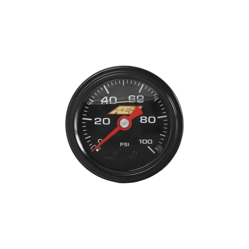 AEM 0-100 PSI Liquid Filled Mechanical Pressure Gauge - 1/8 NPT (AEM30-2135-100)