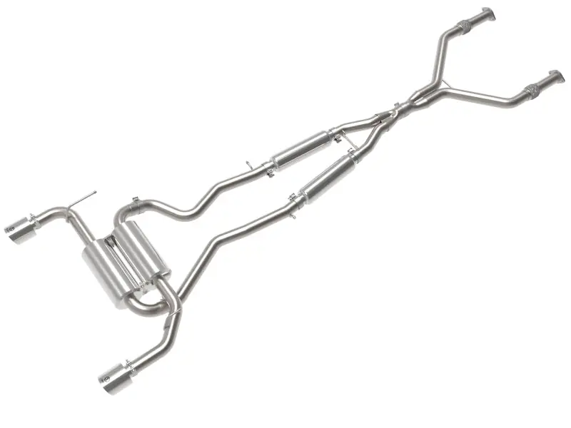 afe Takeda Cat-Back Exhaust System Infiniti Q50 14-15 V6-3.7L (AFE49-36136-P)