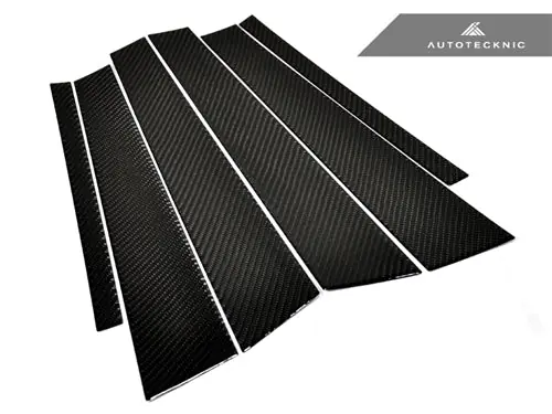 AutoTecknic Carbon Fiber B & C Pillar Covers - BMW F30 3-Series Sedan (ATK-BM-0123)