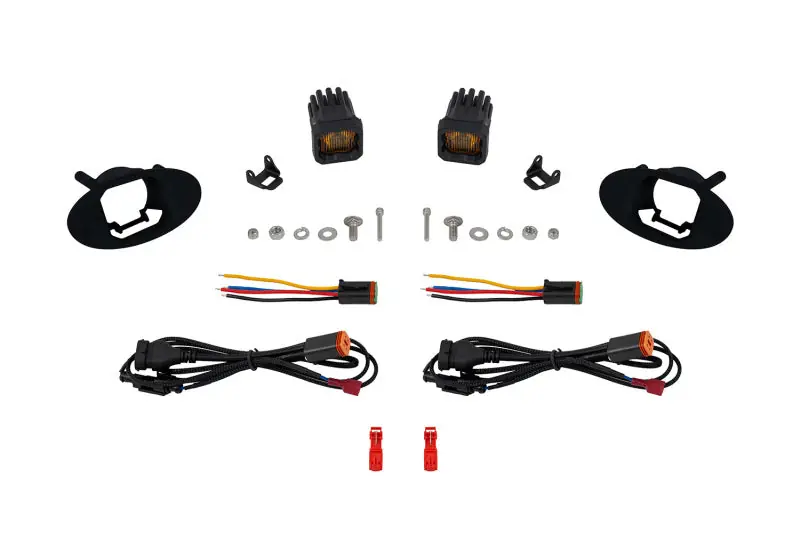 Diode Dynamics SSC1 Type MZ LED Fog Light Kit Yellow SAE Fog (DIODD8446)