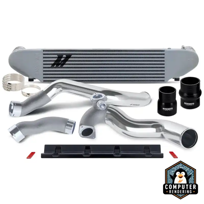 Mishimoto 2024+ Ford Mustang 2.3L EcoBoost Performance Intercooler Kit - Silver/Polished (MISMMINT-MUS4-24KSLP)