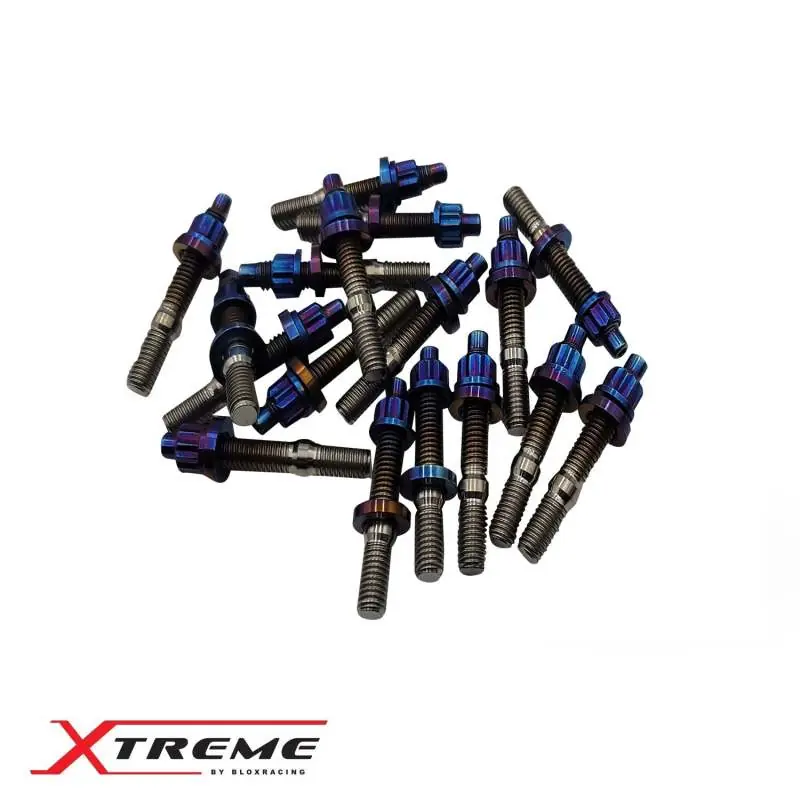 BLOX Racing M8X1.25X45mm SIngle Piece - Burnt (BLOBXFL-00307-SP-TI-B)