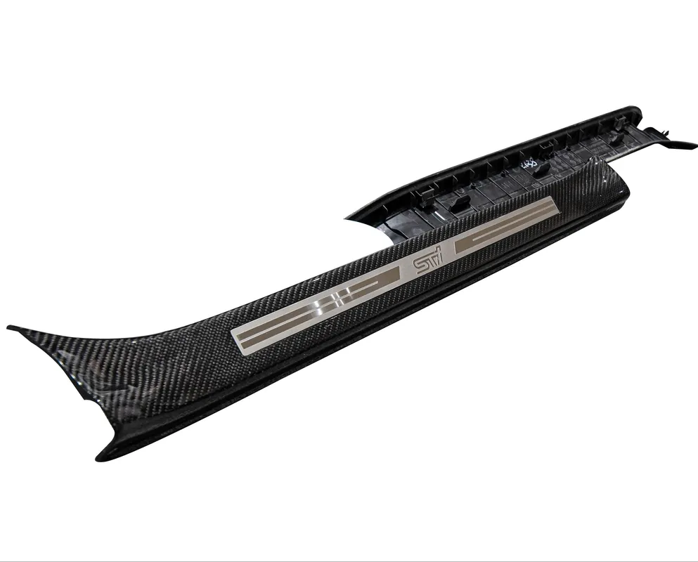 Rexpeed Carbon Fiber STI Front Scuff Plate Full Replacement | 2015–2021 Subaru WRX & STI (VA)