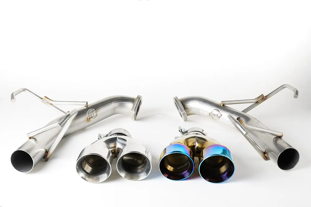 OTL Stainless Steel Axle Back Muffler Deletes - 2015-2024 Subaru WRX / 15-21 STI