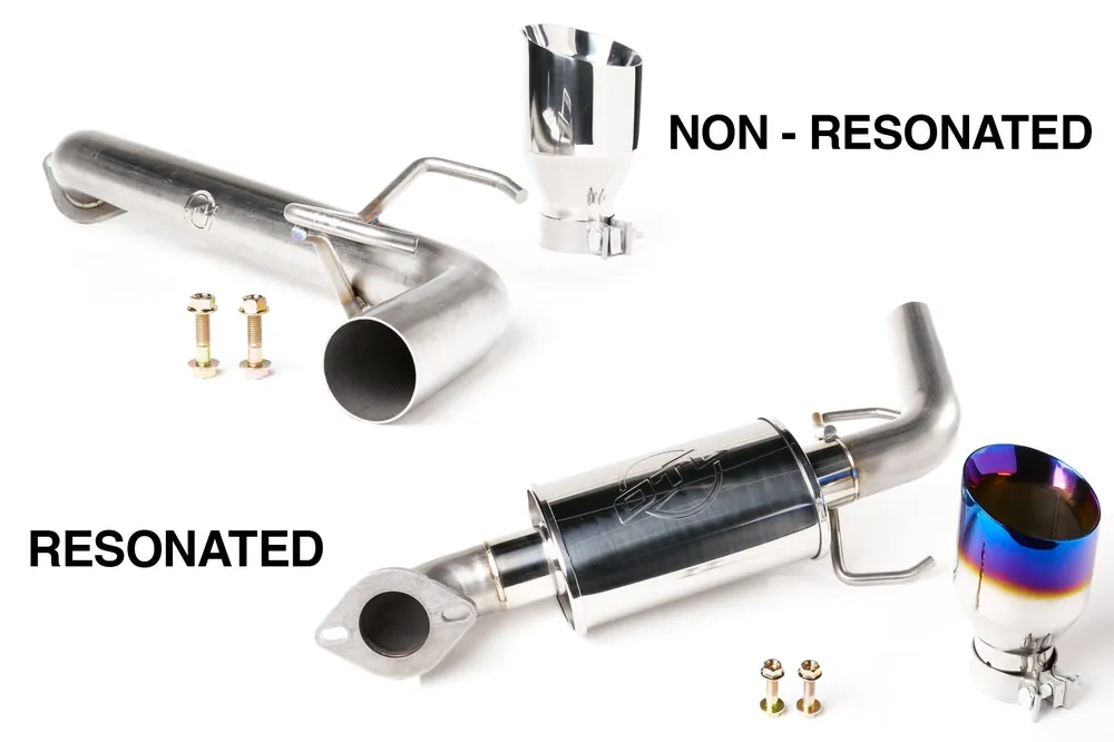 OTL Stainless Steel Axle Back Muffler Delete - 2022+ Toyota GR86 / Subaru BRZ