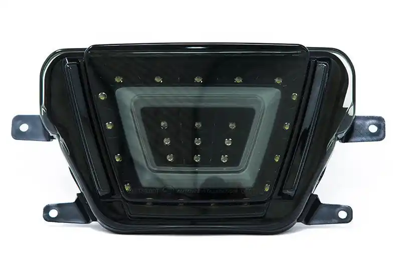 OLM V2 F1 Style Multifunction 4th Brake Light (Smoke Lens, Black Base, White Bar) - 2020+ Supra