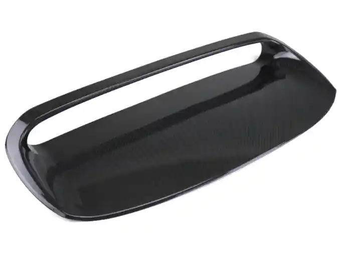 OLM LE Dry Carbon Fiber Hood Scoop Cover - 2010-2014 WRX / STI with Hood Scoop Cover
