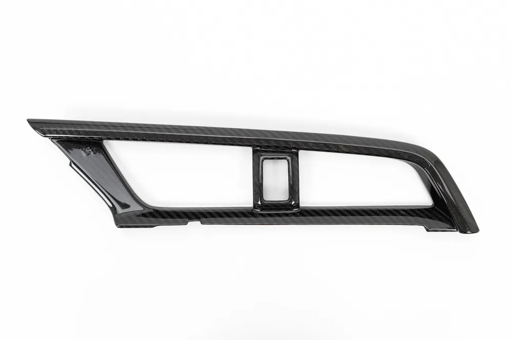 OLM LE Carbon Fiber Center Climate Control Vent Cover - 2016-2021 Honda Civic / Type R