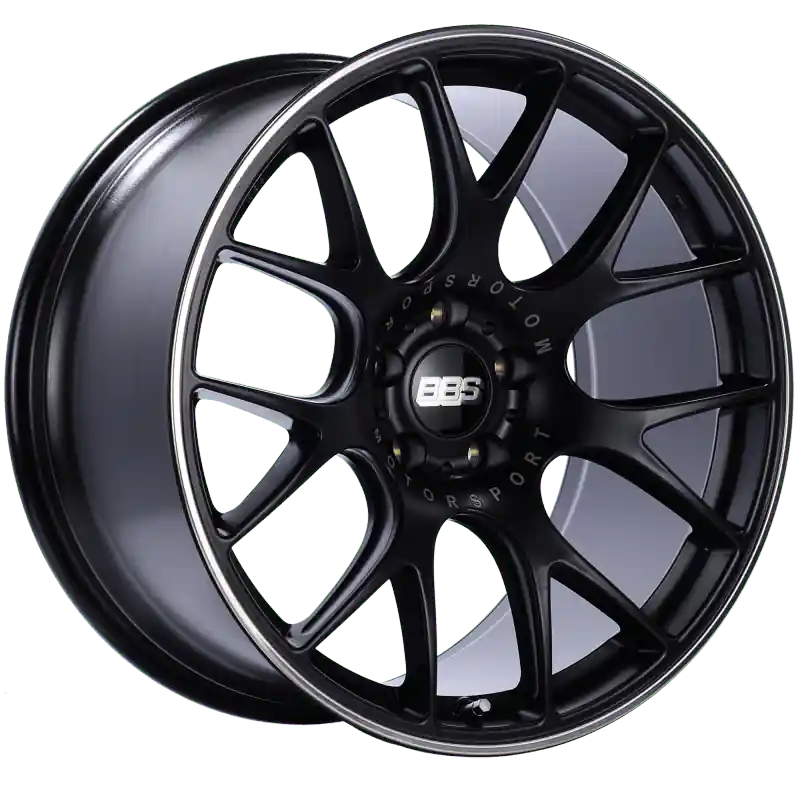 BBS CH-R 20x10.5 5x115 ET25 CB71.4 Satin Black Polished Rim Protector Wheel