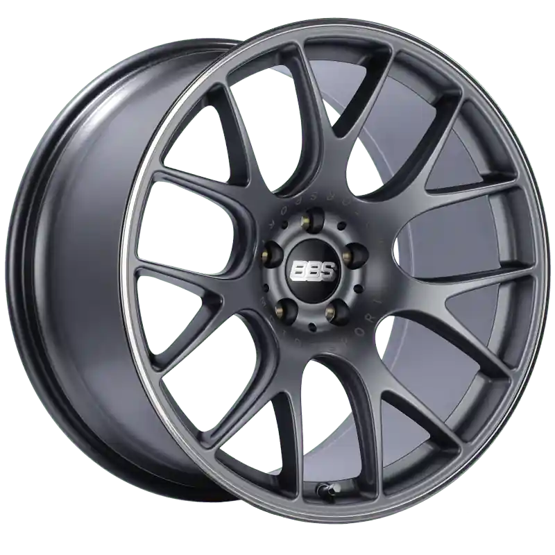 BBS CH-R 20x10.5 5x114.3 ET24 CB66 Satin Titanium Polished Rim Protector Wheel