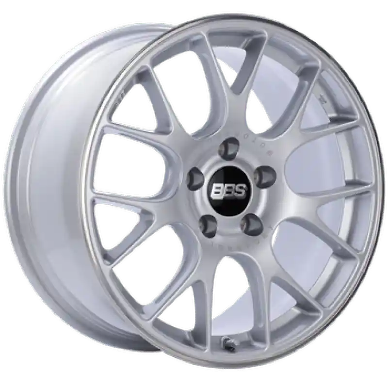 BBS CH-R 20x11.5 5x130 ET65 CB71.6 Brilliant Silver Polished Rim Protector Wheel w/Motorsport Etched