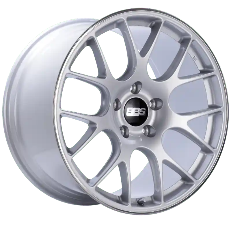 BBS CH-R 20x11.5 5x130 ET47 CB71.6 Brilliant Silver Polished Rim Protector Wheel