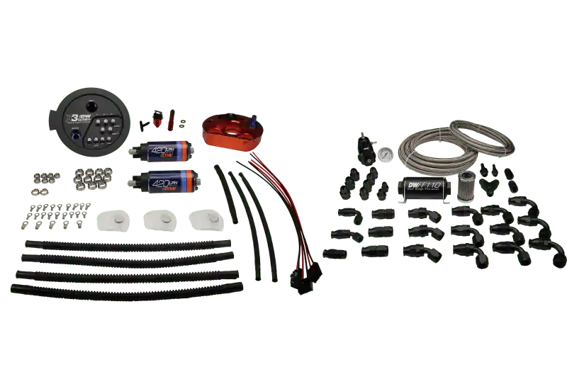 DeatschWerks A90/91 Supra/G8X BMW M3/M4 Fuel Pump Module w/ Dual DW420 Pumps and PTFE Return