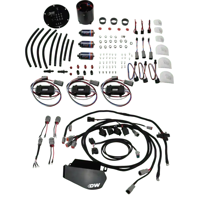 DeatschWerks 09-24 Nissan GT-R X3 Triple Pump Module w/ Triple DW810 Pumps/Controllers/PNP Harness