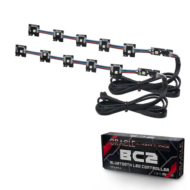Oracle 14-21 Infiniti Q50 RGB+W Headlight Halo Upgrade Kit - ColorSHIFT w/ BC1 Controller