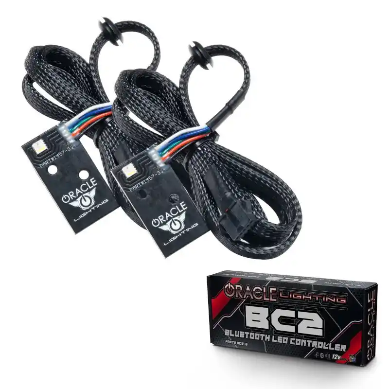 Oracle 14-21 Infiniti Q50 RGB+W Headlight DRL Upgrade Kit - ColorSHIFT w/ BC1 Controller