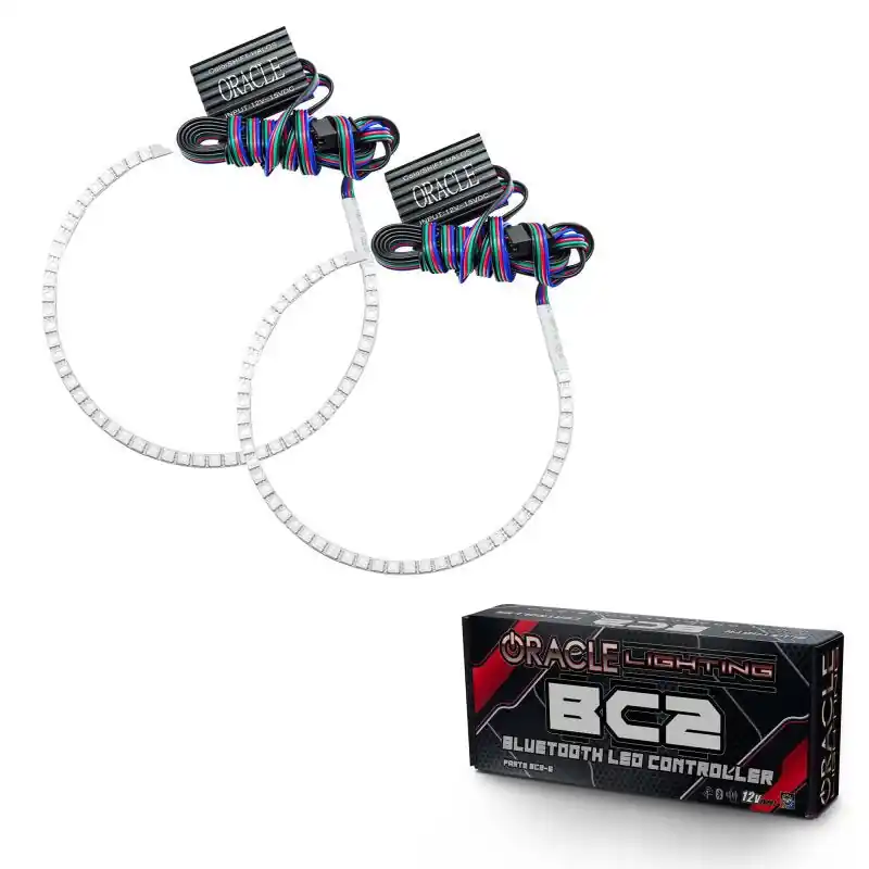 Oracle Ford Mustang 10-12 Halo Kit - Projector - ColorSHIFT w/ BC1 Controller